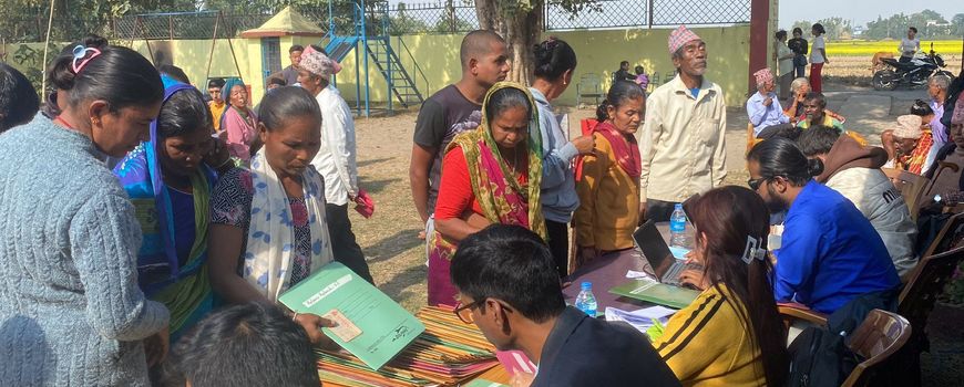  स्वास्थ्य शिविरमा २ सय १६ जनालाई नयाँ कार्ड वितरण