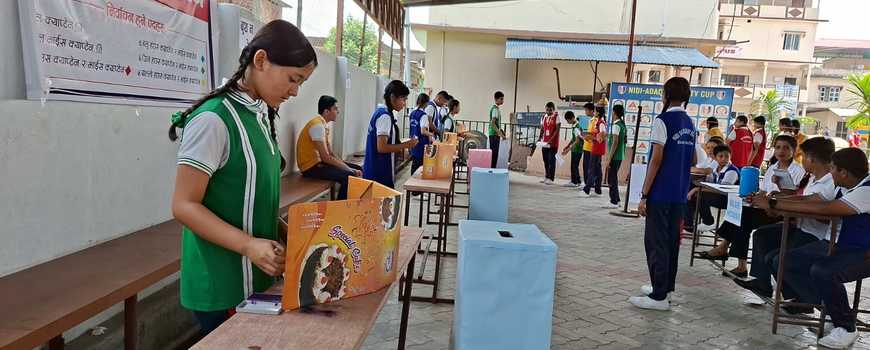 निदि मा.वि.मा निर्वाचन प्रक्रियाबाटै ‘क्याप्टेन’ छनौट
