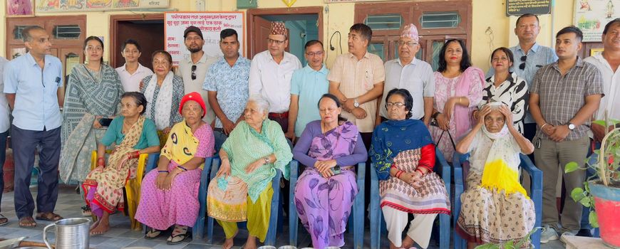 मानव अधिकार एलायन्सको  स्थापना दिवसमा  खाद्यान्न वितरण