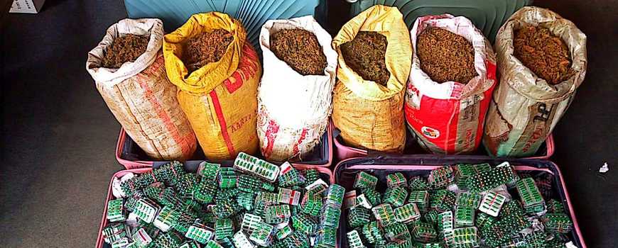 लागु औषध नियन्त्रण ब्यूरो कोटेश्वरले   ठूलो परिणामको  लागू औषध सहित तीनजना पक्राउ गर्यो 