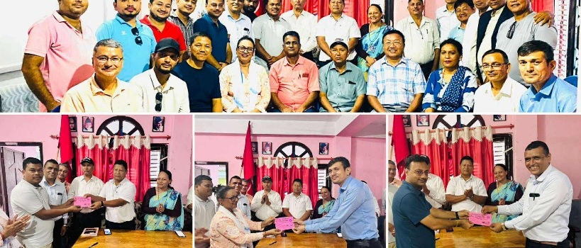 प्रेस चौतारीको उपचार कोषमा एमाले नेताहरुको २७ हजार १ सय सहयोग 