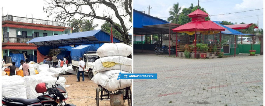 भद्रपुर  भन्सार कार्यालय सुनसान ,कर्मचारी फुर्सदिला