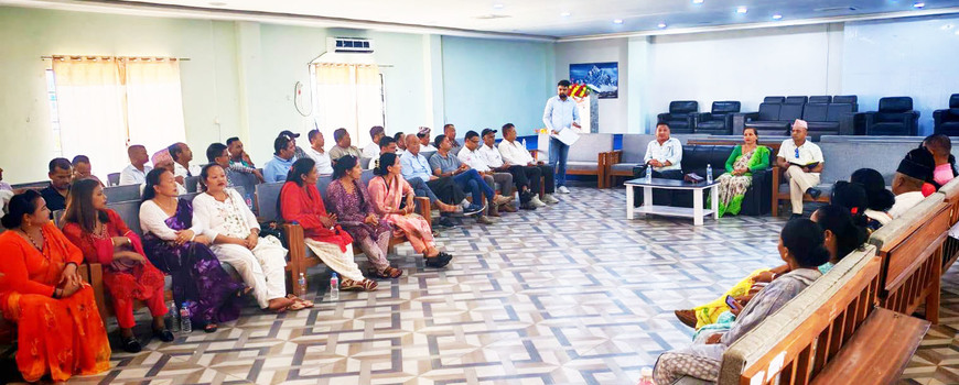 अर्जुनधारा नगरपालिकाको सबै वडाको सेवा नगरबाटै प्रवाह हुने 