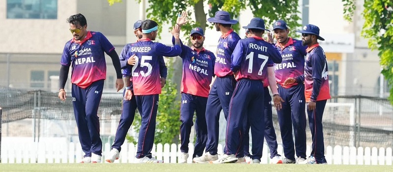 नेपाल यूएईसँग पाँच विकेटले पराजित