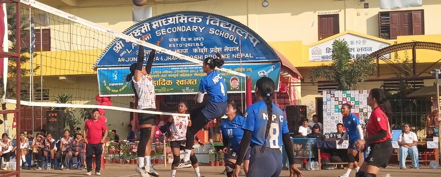 नेपाल पुलिस क्लब अर्जुनधारा महिला भलिबलको सेमिफाइनलमा नेपाल पुलिस क्लब अर्जुनधारा महिला भलिबलको सेमिफाइनलमा