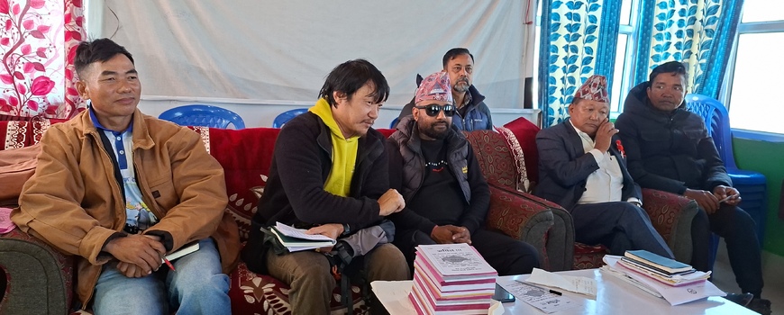 हर्कराज साम्पाङ बिर्तामोड आउँदै हर्कराज साम्पाङ बिर्तामोड आउँदै