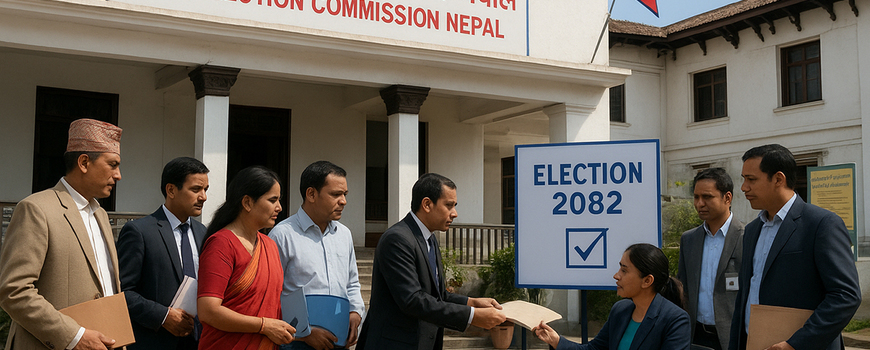निर्वाचन ०८२ : उम्मेदवारलाई आज चुनाव चिह्न प्रदान गरिने