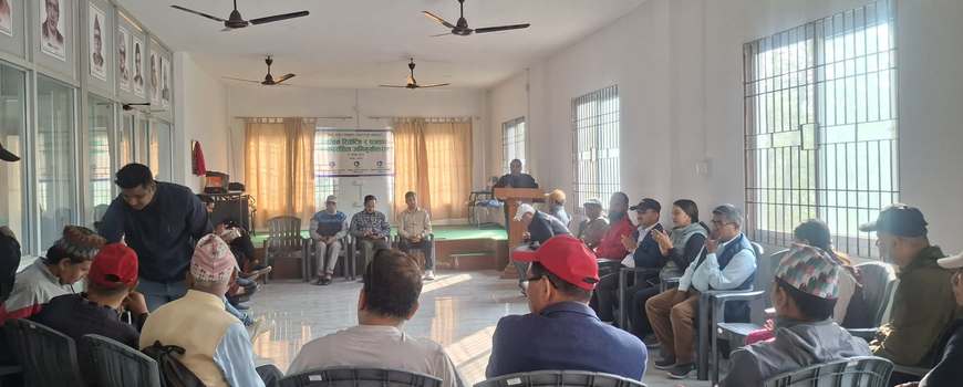 झापामा निर्वाचन रिपोर्टिङ र पत्रकार आचारसंहिता अभिमुखीकरण झापामा निर्वाचन रिपोर्टिङ र पत्रकार आचारसंहिता अभिमुखीकरण