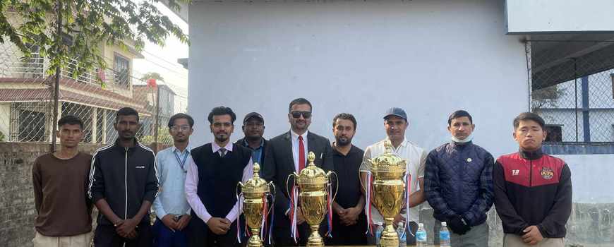  बिर्तामाेडमा प्रथम  गुरुभक्त न्यौपाने मेमोरियल  नकआउट फुटबल प्रतियोगिता हुँदै