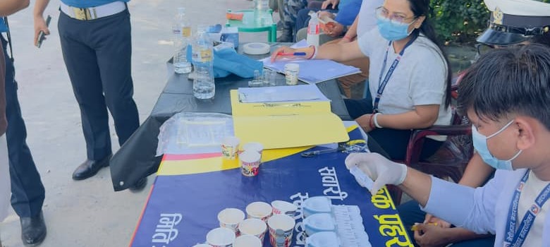 दुर्घटना न्युनिकरणकालागि झापामा मापसे र लापसे चेकजाँच तीव्र दुर्घटना न्युनिकरणकालागि झापामा मापसे र लापसे चेकजाँच तीव्र
