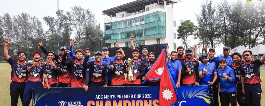 नेपालले युएईलाई ४४ रनले हराउँदै उचाल्यो एसीसी प्रिमियर कपको उपाधि नेपालले युएईलाई ४४ रनले हराउँदै उचाल्यो एसीसी प्रिमियर कपको उपाधि